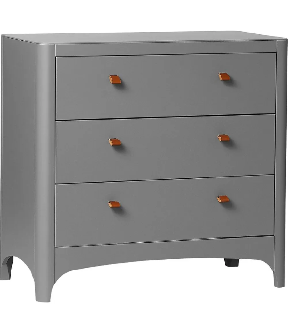 Leander Kommoder*Classic Kommode - 94x50x90 cm - Grå