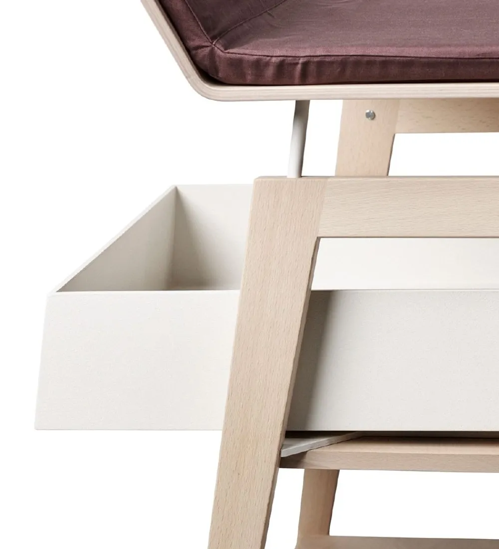 Leander Pusleborde*Linea Skuffe til Puslebord - 90x50x16 cm - Hvid