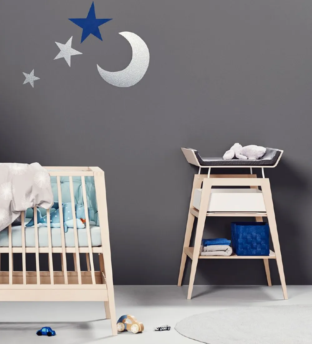 Leander Pusleborde*Linea Skuffe til Puslebord - 90x50x16 cm - Hvid