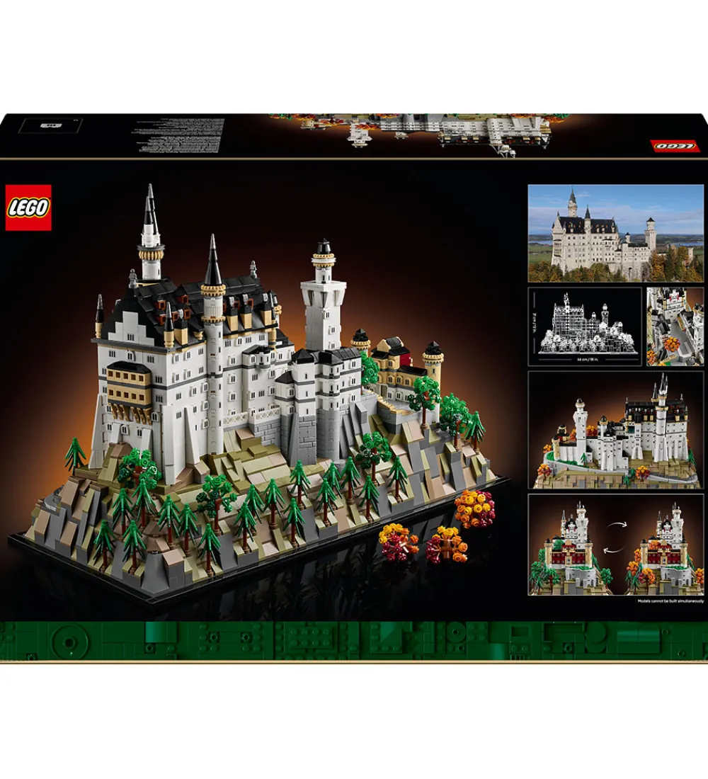 LEGO® Lego®|Konstruktionslegetøj*Architecture - Neuschwanstein Slot 21063 - 3455 Dele
