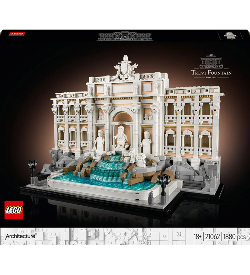 Lego®|Byg Og Klodser-LEGO® Architecture - Trevi-Fontænen 21062 - 1880 Dele
