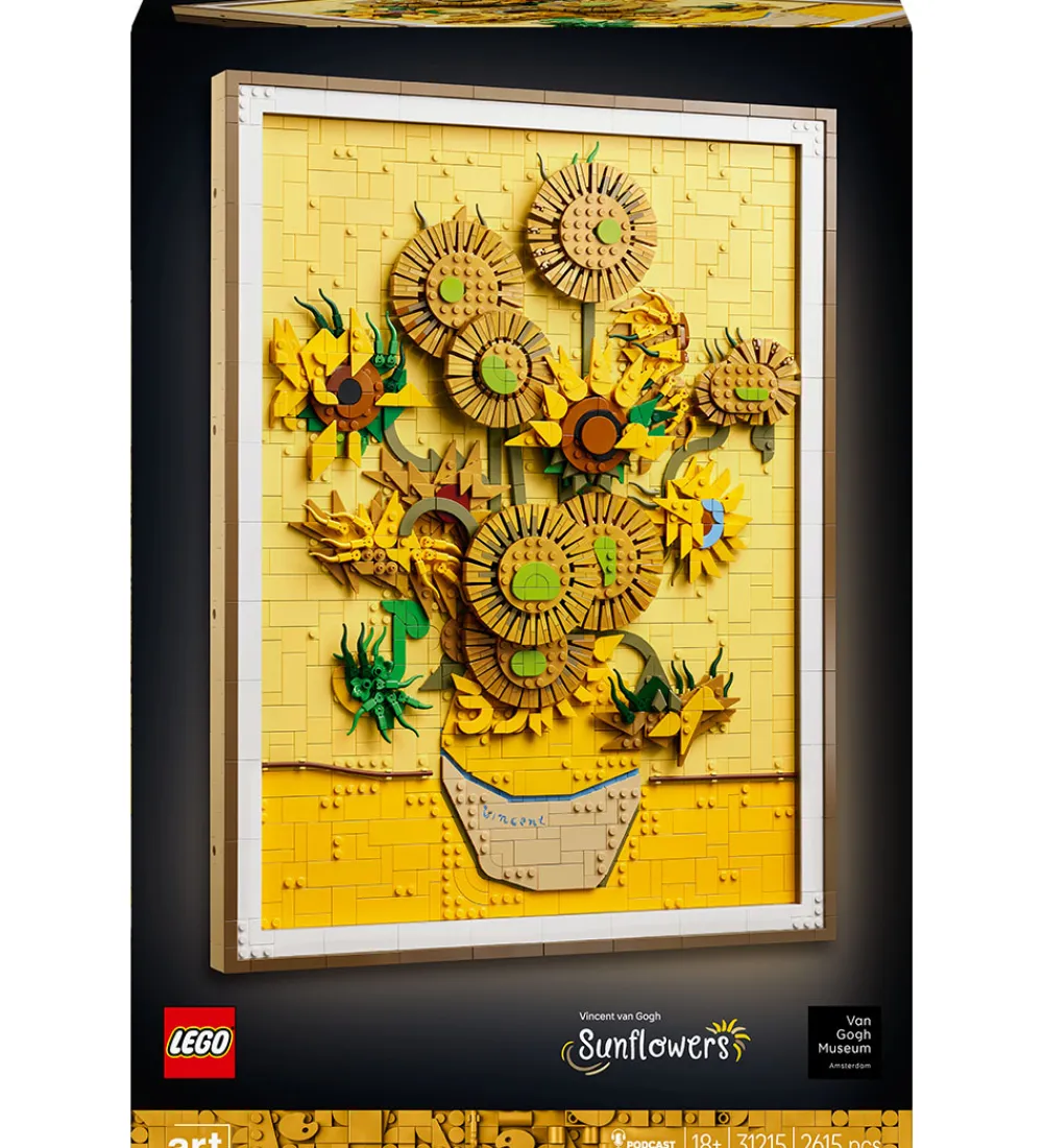 LEGO® Lego®|Byg Og Klodser*Art - Vincent Van Gogh Solsikker 31215 - 2615 Dele