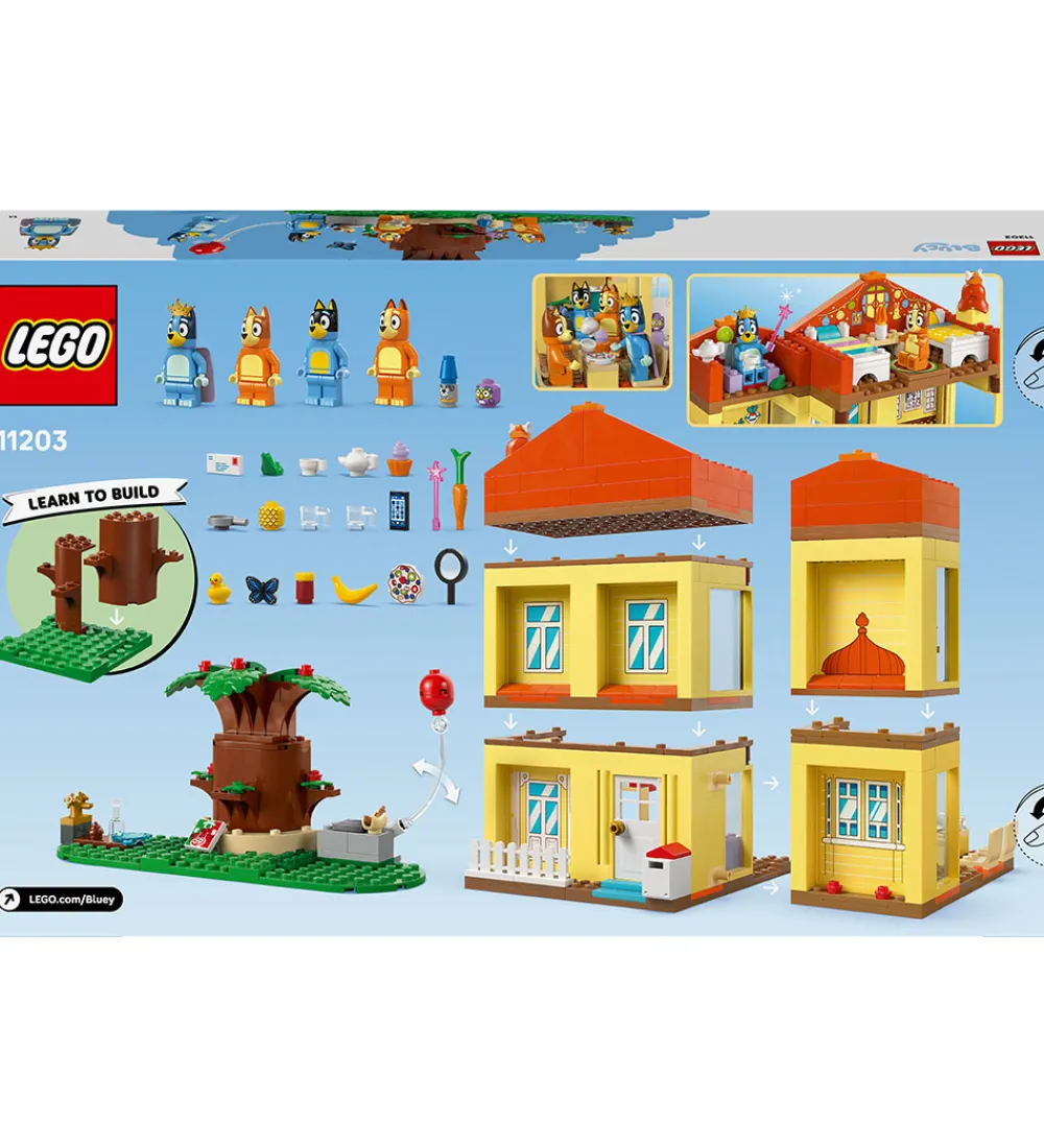 LEGO® Lego®|Konstruktionslegetøj*Bluey - Blueys Families Hus 11203 - 382 Dele