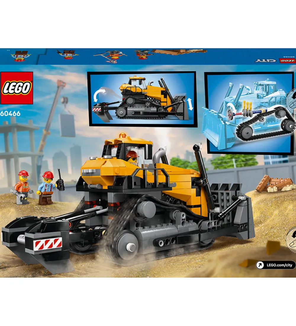 LEGO® Lego®|Byg Og Klodser*City - Gul bulldozer 60466 - 682 dele