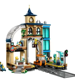 Lego®|Konstruktionslegetøj-LEGO® City - Hovedbanegård 60469 - 752 Dele