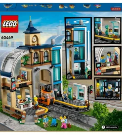 Lego®|Konstruktionslegetøj-LEGO® City - Hovedbanegård 60469 - 752 Dele