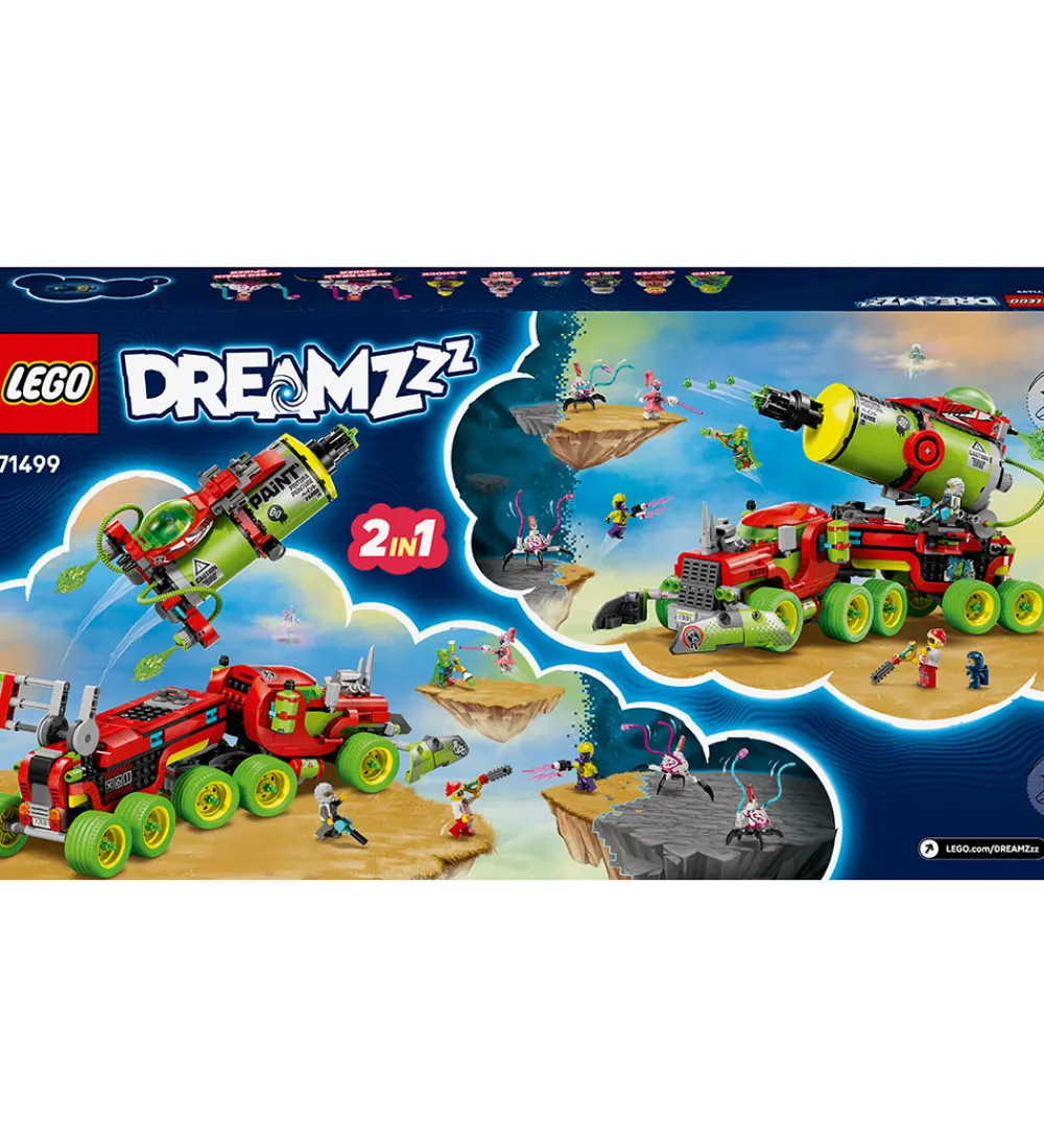 Lego®|Konstruktionslegetøj-LEGO® DREAMZzz - Mateos Spraydåsevogn 71499 - 929 Dele