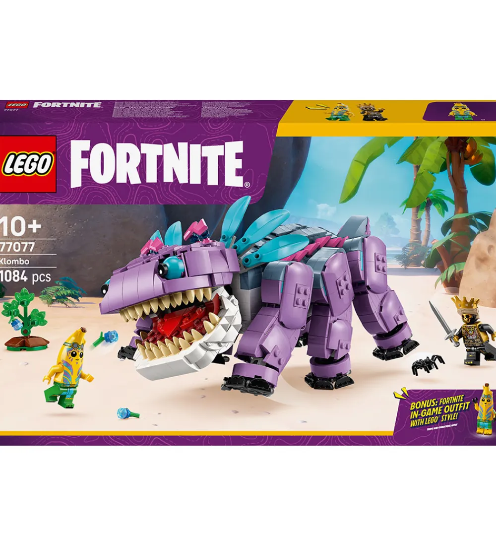Lego®|Konstruktionslegetøj-LEGO® Fortnite - Klombo 77077 - 1084 Dele