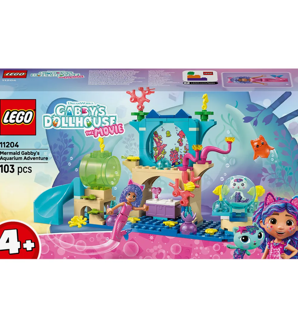LEGO® Lego®|Konstruktionslegetøj*Gabby's Dollhouse - Havfrue-Gabby 11204 - 103 Dele