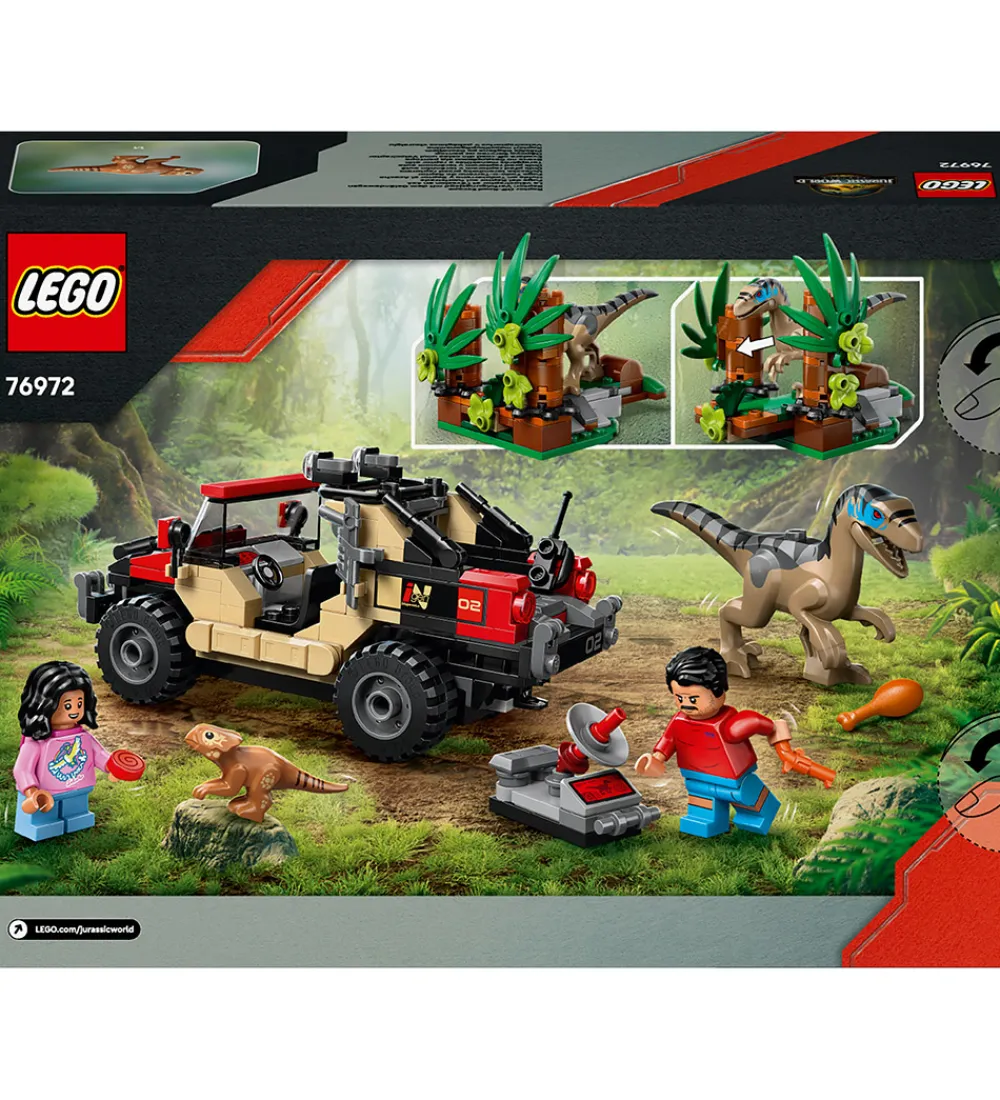 LEGO® Lego®|Konstruktionslegetøj*Jurassic World - Flugt fra Raptor 76972 - 285 Dele