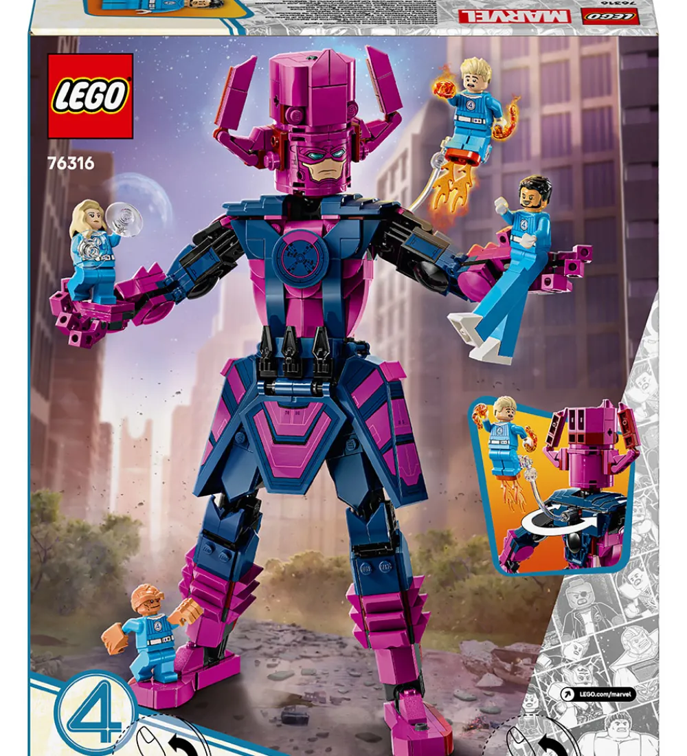 LEGO® Lego®|Konstruktionslegetøj*Marvel - Fantastic Four mod Galactus-b... 76316 - 427 Dele