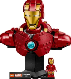 Konstruktionslegetøj|Byg Og Klodser-LEGO® Marvel - Iron Man MK4-buste 76327 - 436 Dele