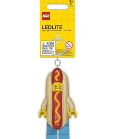 Lommelygter-LEGO® Nøglering m. Lommelygte - Hot Dog Man