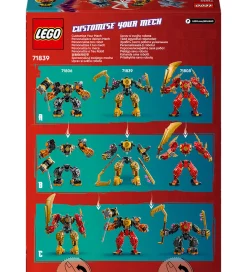 Lego®|Konstruktionslegetøj-LEGO® Ninjago - Arins Spinjitzu-kamprobot 71839 - 213 Dele