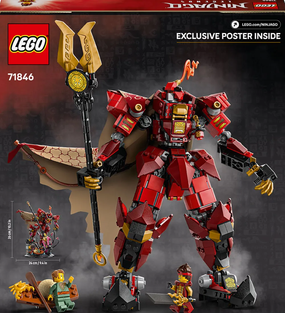 LEGO® Lego®|Konstruktionslegetøj*Ninjago - Ildridder-mech 71846 - 996 Dele
