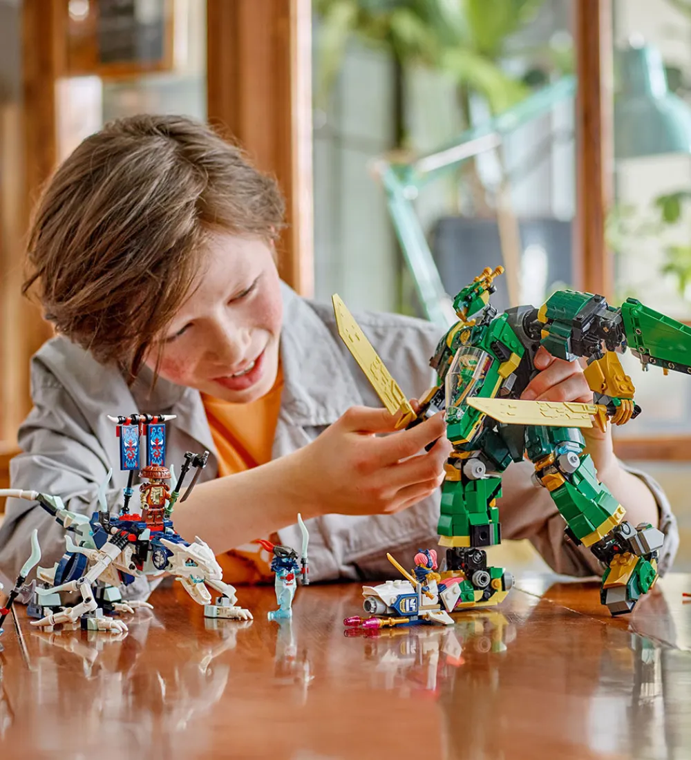 Lego®|Konstruktionslegetøj-LEGO® Ninjago - Lloyds Jet-mech 71845 - 1112 Dele