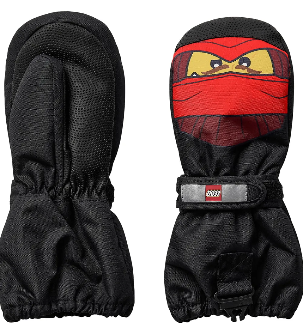 LEGO® Wear Handsker Og Luffer*LEGO® Ninjago Luffer - LWAgan 805 - Sort/Kai