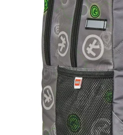 LEGO® Tasker Skoletasker*LEGO® Ninjago Rygsæk - Elemental Master Of Energy - 18 L - Grå
