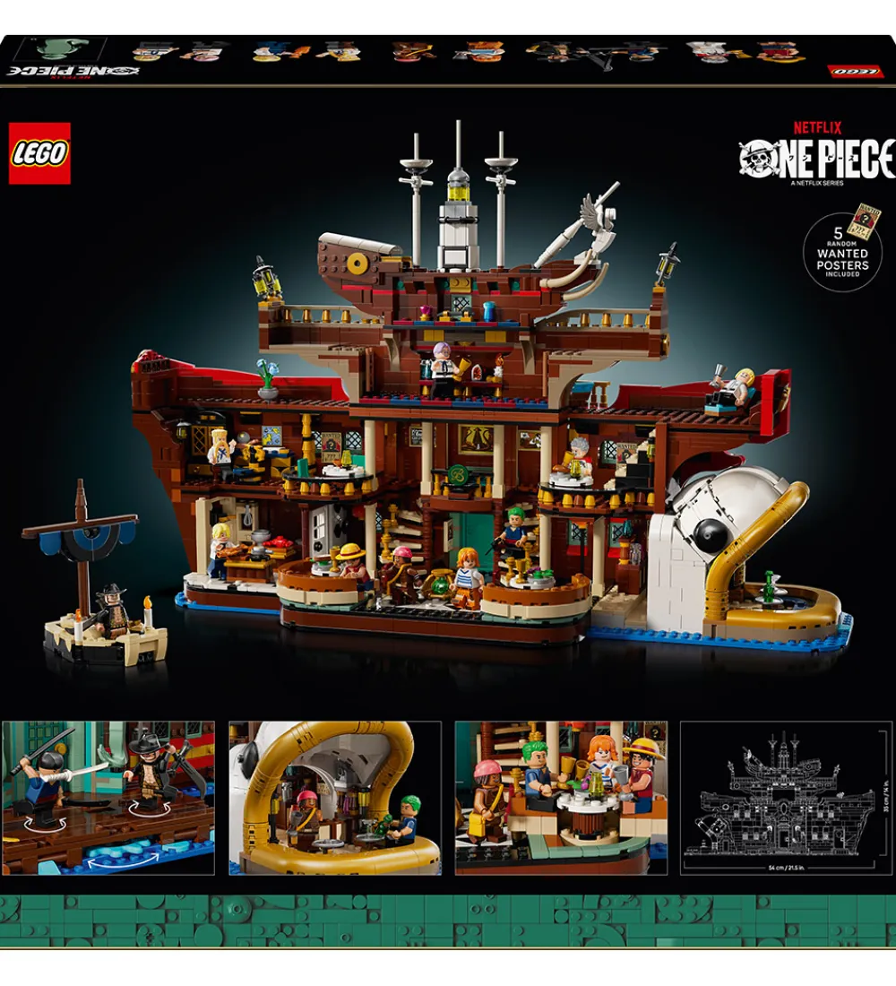 Lego®|Konstruktionslegetøj-LEGO® One Piece - Den Flydende Restaurant Baratie 75640 - 3402 D