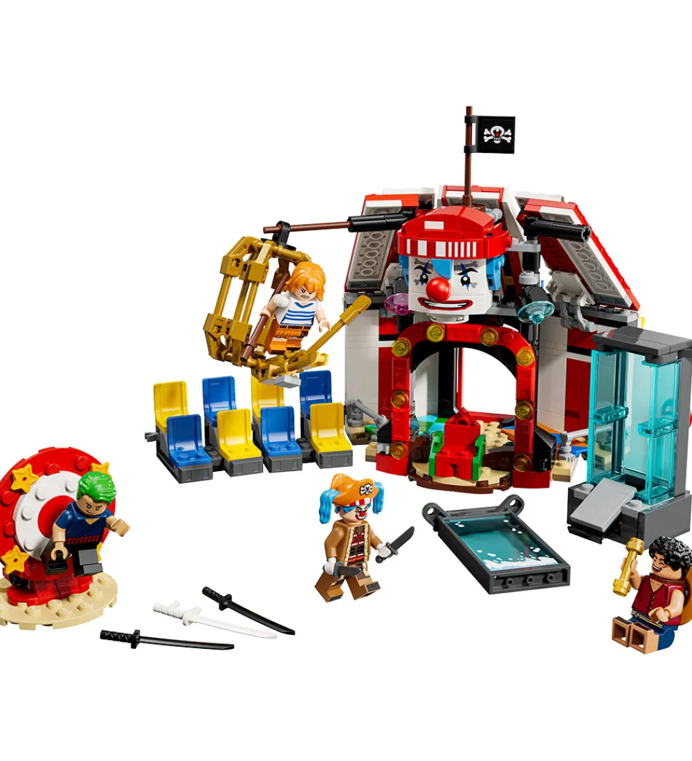 Lego®|Konstruktionslegetøj-LEGO® One Piece - Klovnen Buggys Cirkustelt 75637 - 573 Dele