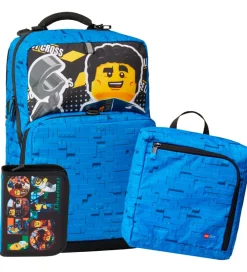 LEGO® Tasker Gymnastikposer*LEGO® Skoletaske m. Gymnastikpose/Penalhus - City - Police Adven