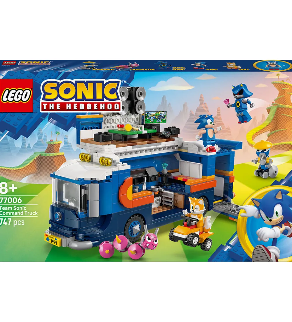LEGO® Lego®|Konstruktionslegetøj*Sonic The Hedgehog - Team Sonics Kommandovogn 77006 - 747