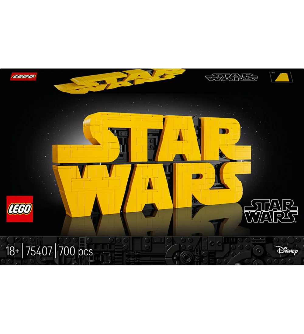 LEGO® Lego®|Byg Og Klodser*Star Wars - Klodsbygget Star Wars Logo 75407 - 700 Dele