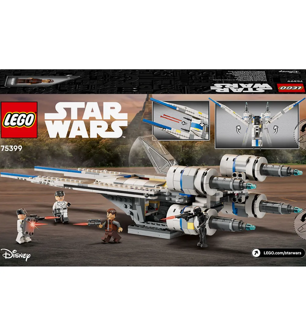 LEGO® Lego®|Byg Og Klodser*Star Wars - Oprørernes U-Wing-Stjernej... 75399 - 594 Dele