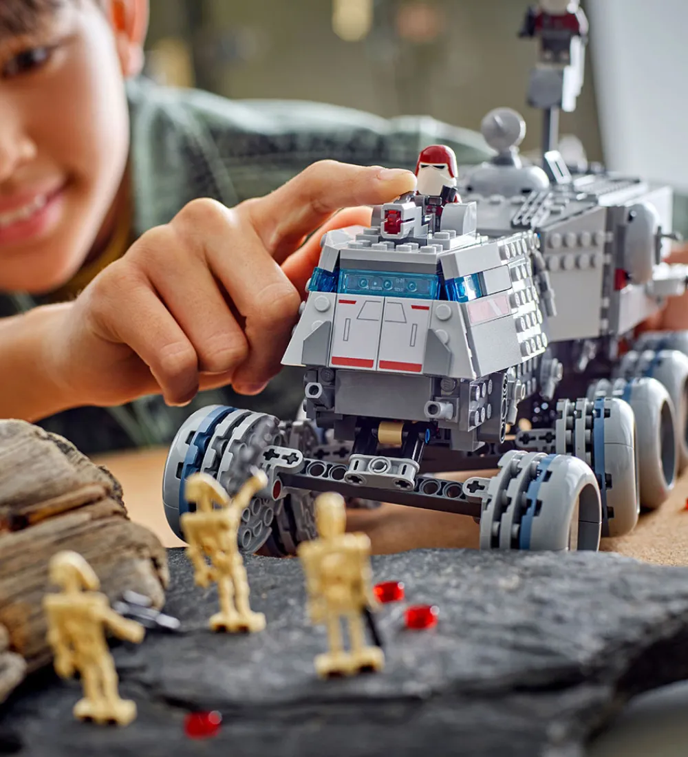 Lego®|Konstruktionslegetøj-LEGO® Star Wars - Republik-Juggernaut 75413 - 813 Dele