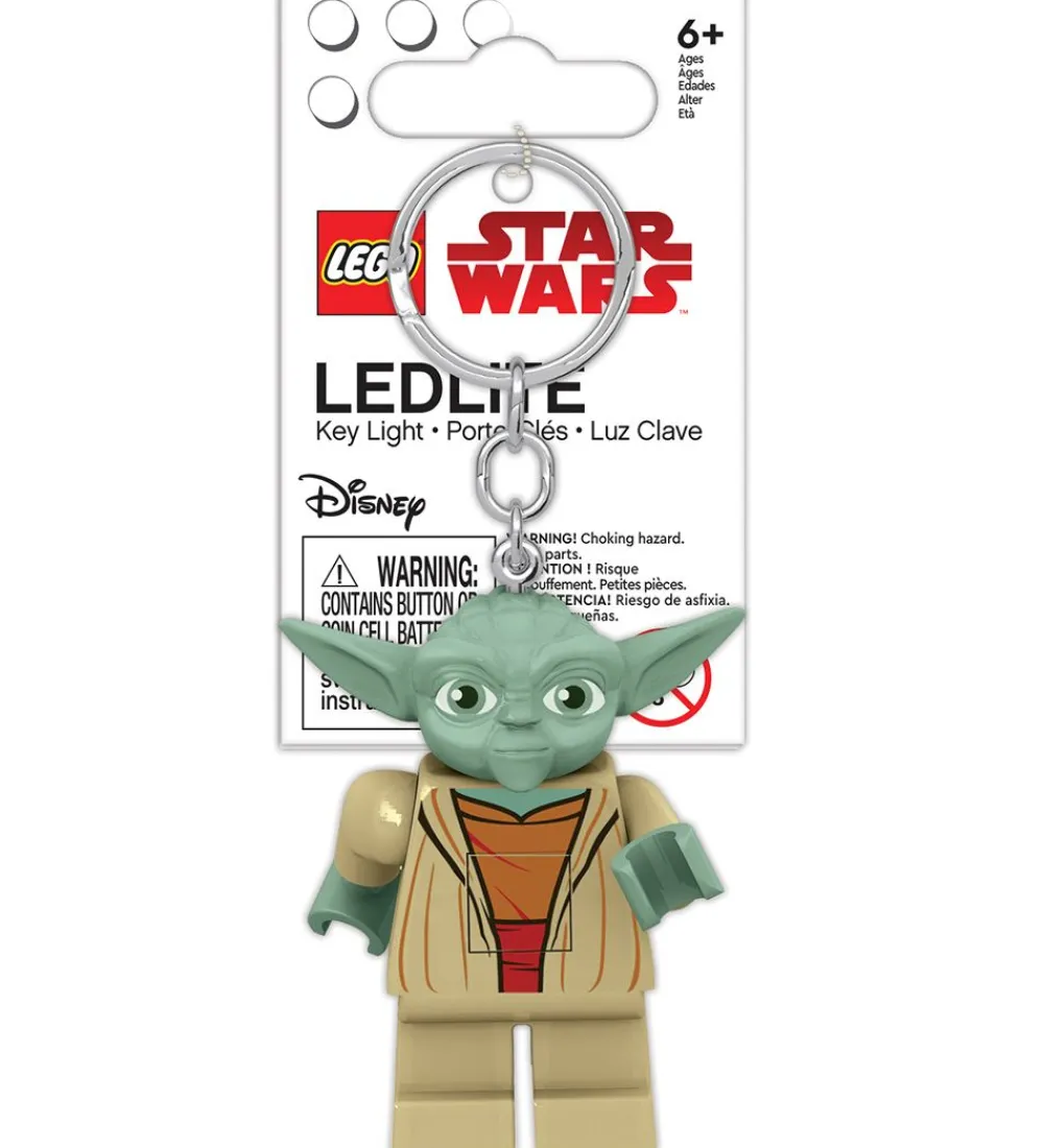 LEGO® Lommelygter*Star Wars Nøglering m. Lommelygte - Yoda