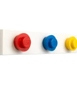 Knager-LEGO® Storage Knagerække - 33 cm - Rød/Blå/Gul