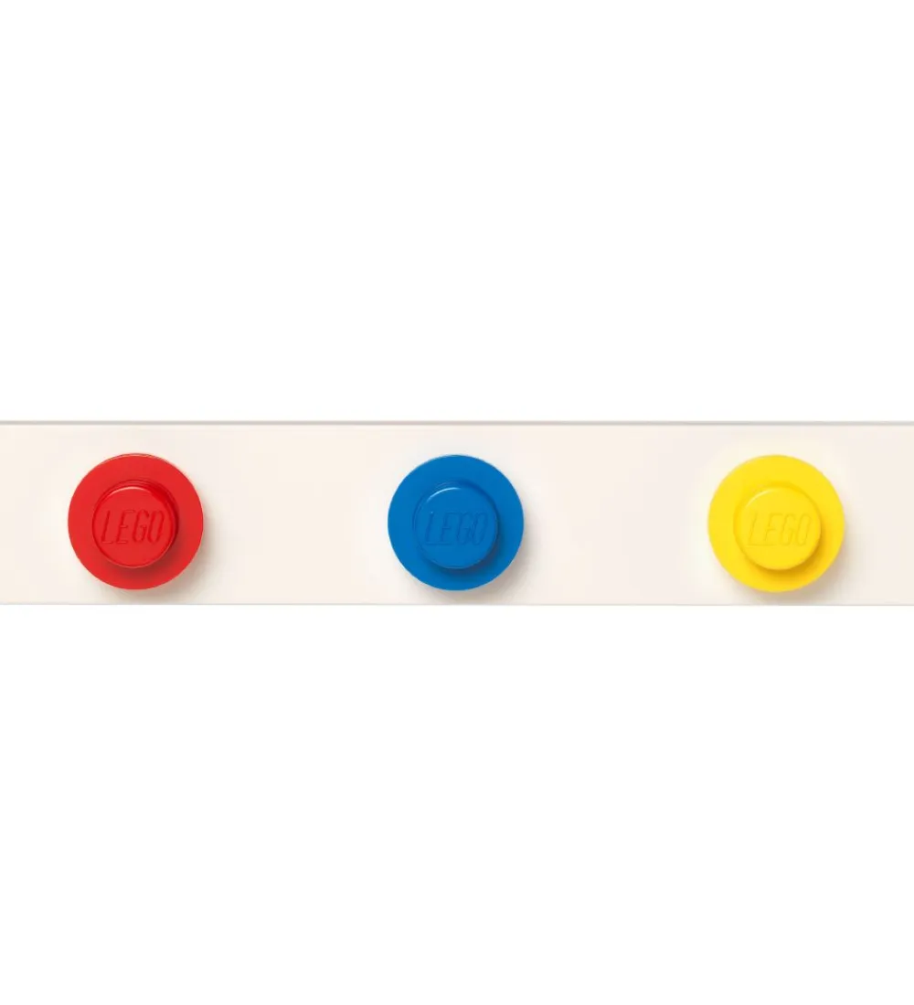 Knager-LEGO® Storage Knagerække - 33 cm - Rød/Blå/Gul