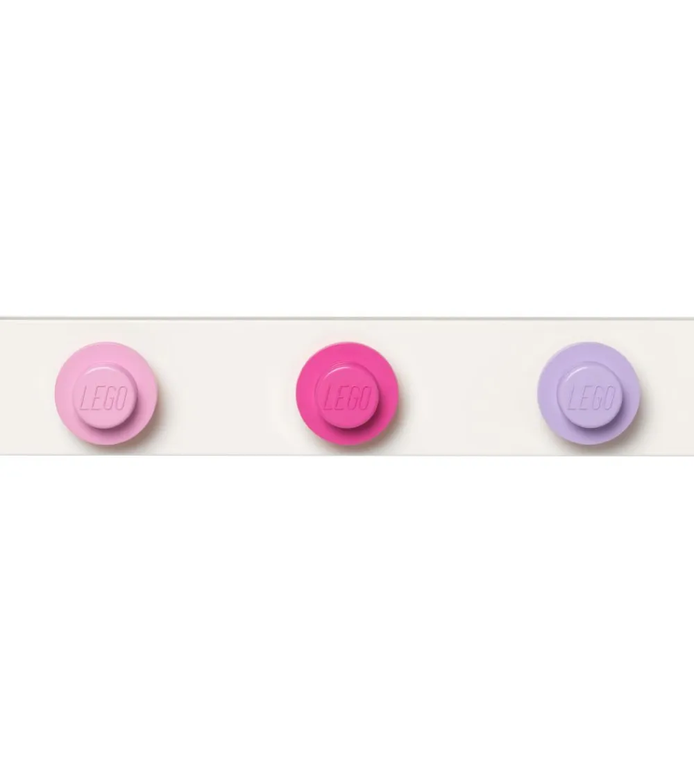 LEGO® Storage Knager*Knagerække - 33 cm - Lilla/Rosa