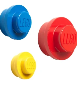LEGO® Storage Knager*Knagerækkesæt - 3 stk - 10/8/5 cm - Gul/Blå/Rød