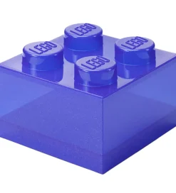 Bokse Og Kasser|Opbevaring-LEGO® Storage Opbevaringsboks - 4 Knopper - Glitter Violet