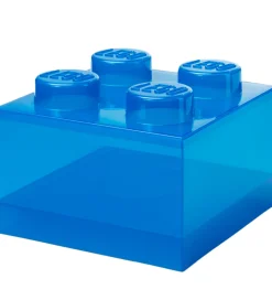 LEGO® Storage Bokse Og Kasser|Opbevaring*Opbevaringsboks - 4 Knopper - Translucent Blue