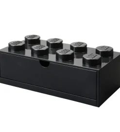 LEGO® Storage Skuffer*Opbevaringsskuffe - 8 Knopper - 31x15x9 - Sort