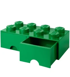 LEGO® Storage Skuffer*Opbevaringsskuffe - 8 Knopper - 50x25x18 - Grøn