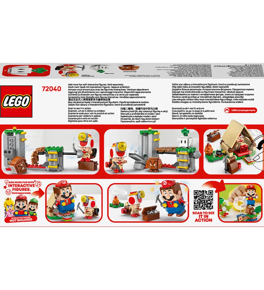 Lego®|Byg Og Klodser-LEGO® Super Mario - Captain Toads Lejr 72040 - 159 Dele