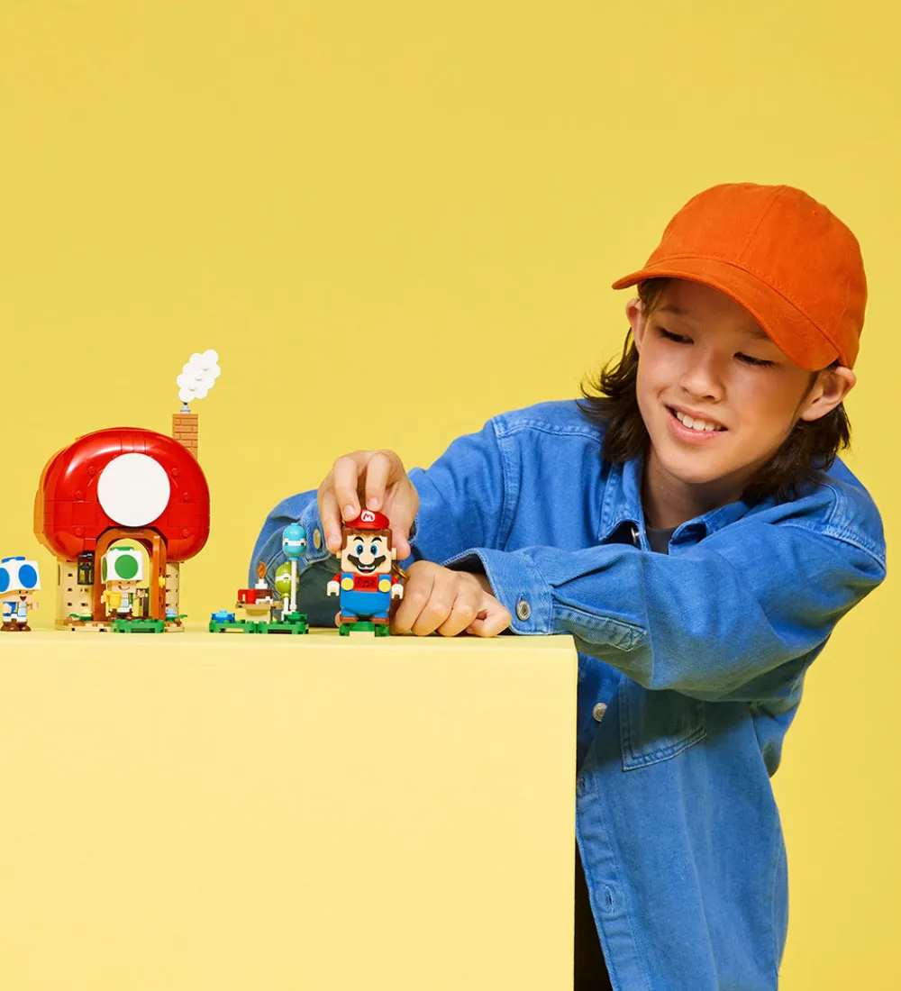 Lego®|Konstruktionslegetøj-LEGO® Super Mario - Fest I Toads Hus 72041 - 276 Dele