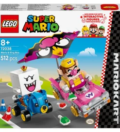 LEGO® Lego®|Konstruktionslegetøj*Super Mario - Mario Kart Wario Og King Boo 72038 - 512 Del