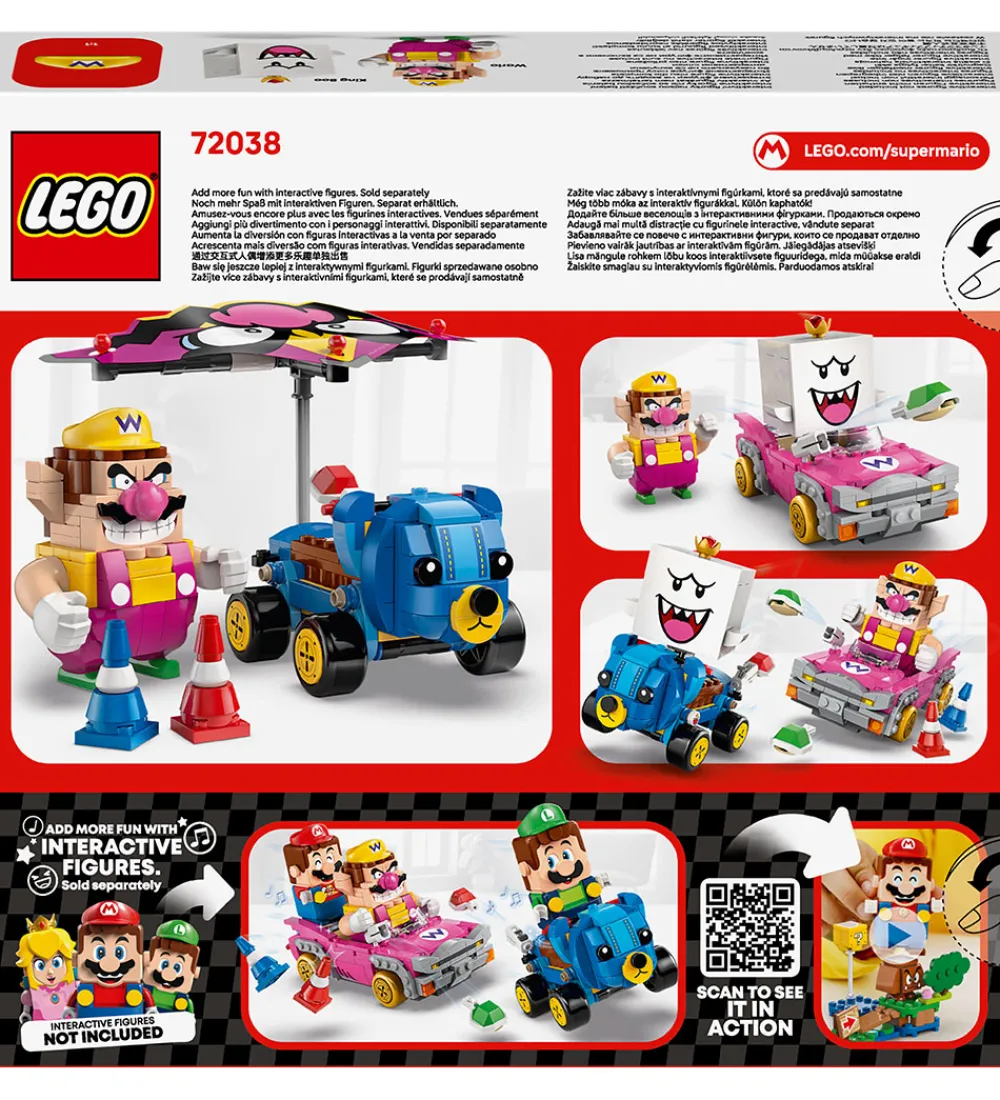 LEGO® Lego®|Konstruktionslegetøj*Super Mario - Mario Kart Wario Og King Boo 72038 - 512 Del