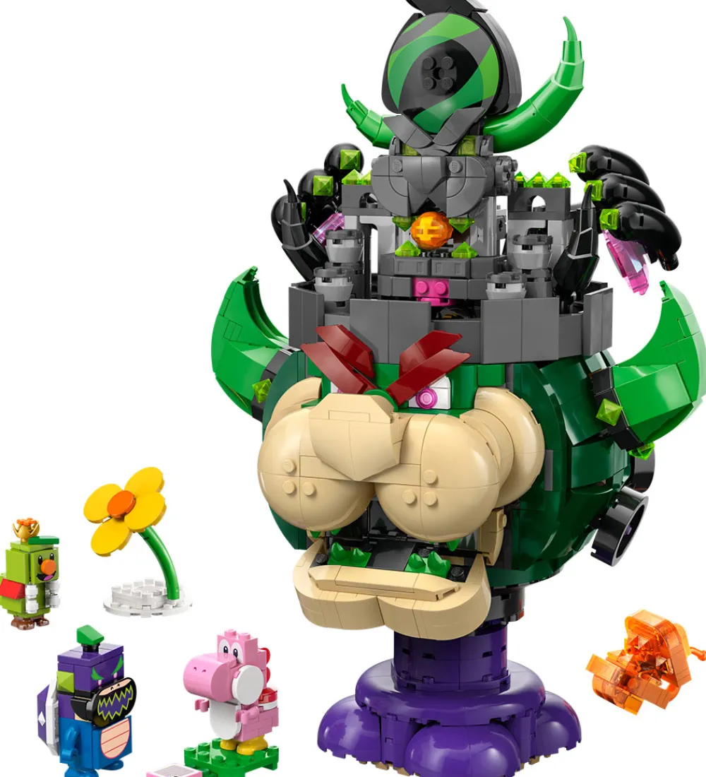 Lego®|Konstruktionslegetøj-LEGO® Super Mario - Prince Florian Og Castle Bowser 72042 - 1251