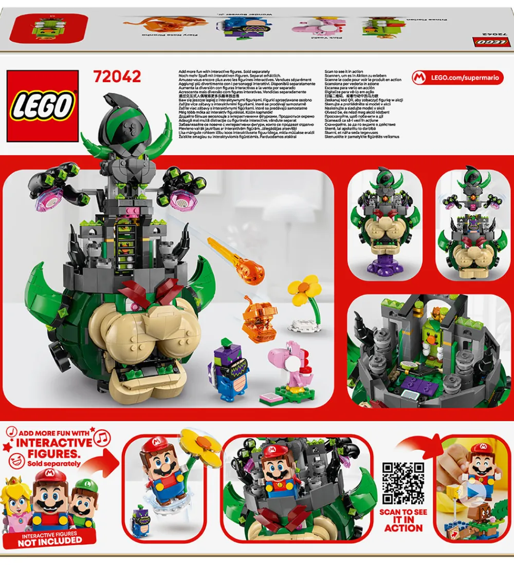 Lego®|Konstruktionslegetøj-LEGO® Super Mario - Prince Florian Og Castle Bowser 72042 - 1251