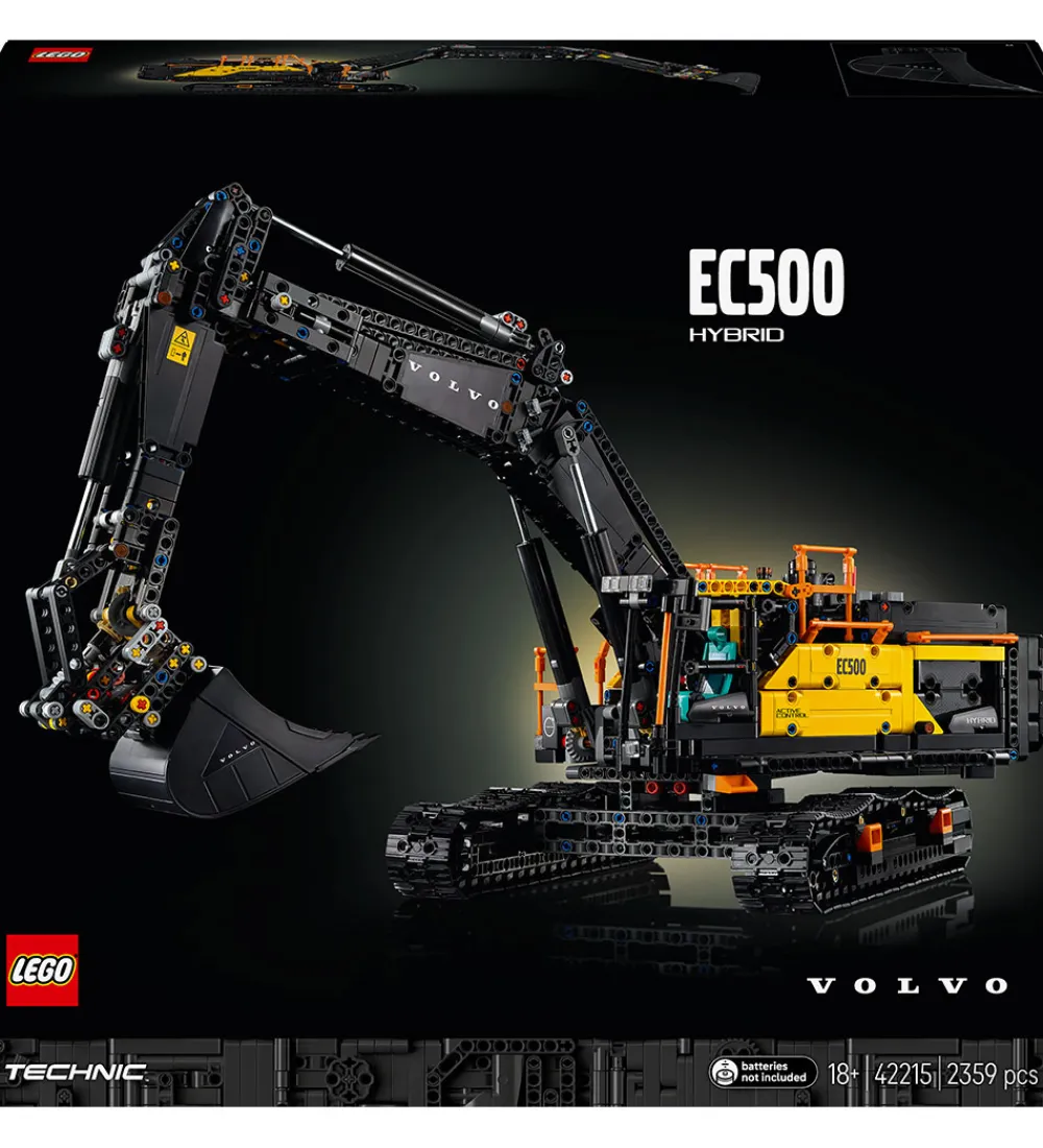 LEGO® Lego®|Konstruktionslegetøj*Technic - Volvo EC500 Hybrid Gravemaskine 42215 - 2359 Del