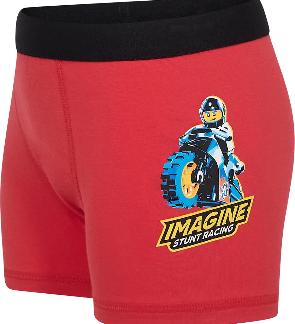 Undertøj-LEGO® Wear City Boxershorts - 3-pak - LwaGan - Blå/Rød