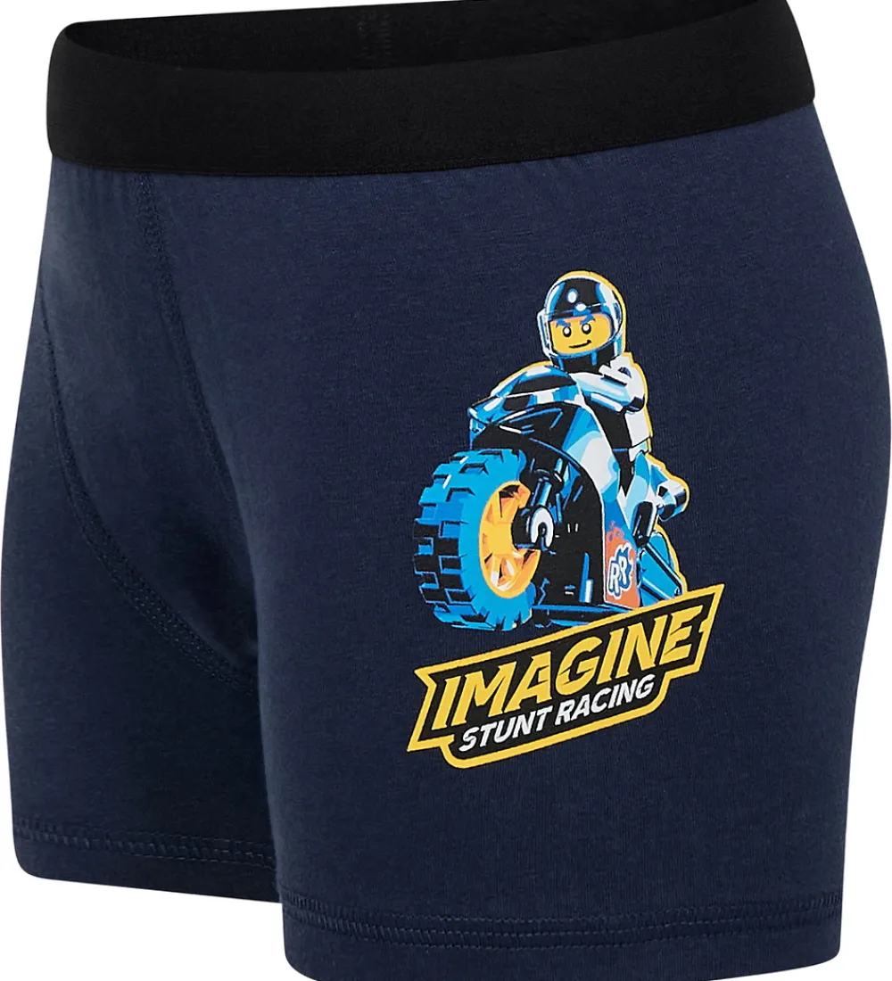 Undertøj-LEGO® Wear City Boxershorts - 3-pak - LwaGan - Blå/Rød
