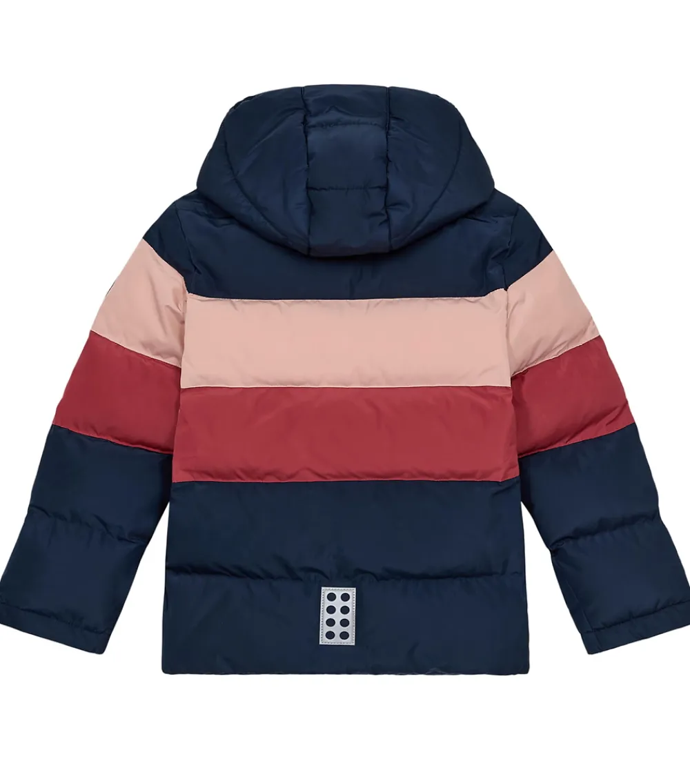 Overgangsjakker|Dunjakker Og Dynejakker-LEGO® Wear Dynejakke - LWJipe 705 - Navy/Dark Rose/Rose/