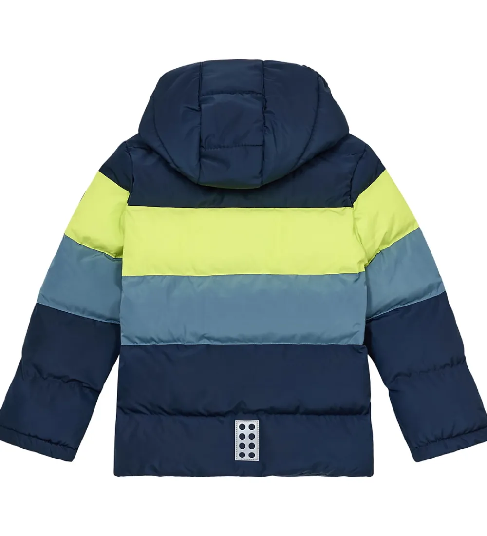 Overgangsjakker|Dunjakker Og Dynejakker-LEGO® Wear Dynejakke - LWJipe 705 - Navy/Blå/Gul