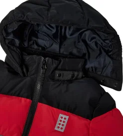 LEGO® Wear Overgangsjakker|Dunjakker Og Dynejakker*Dynejakke - LWJipe 705 - Sort/Rød/Grå